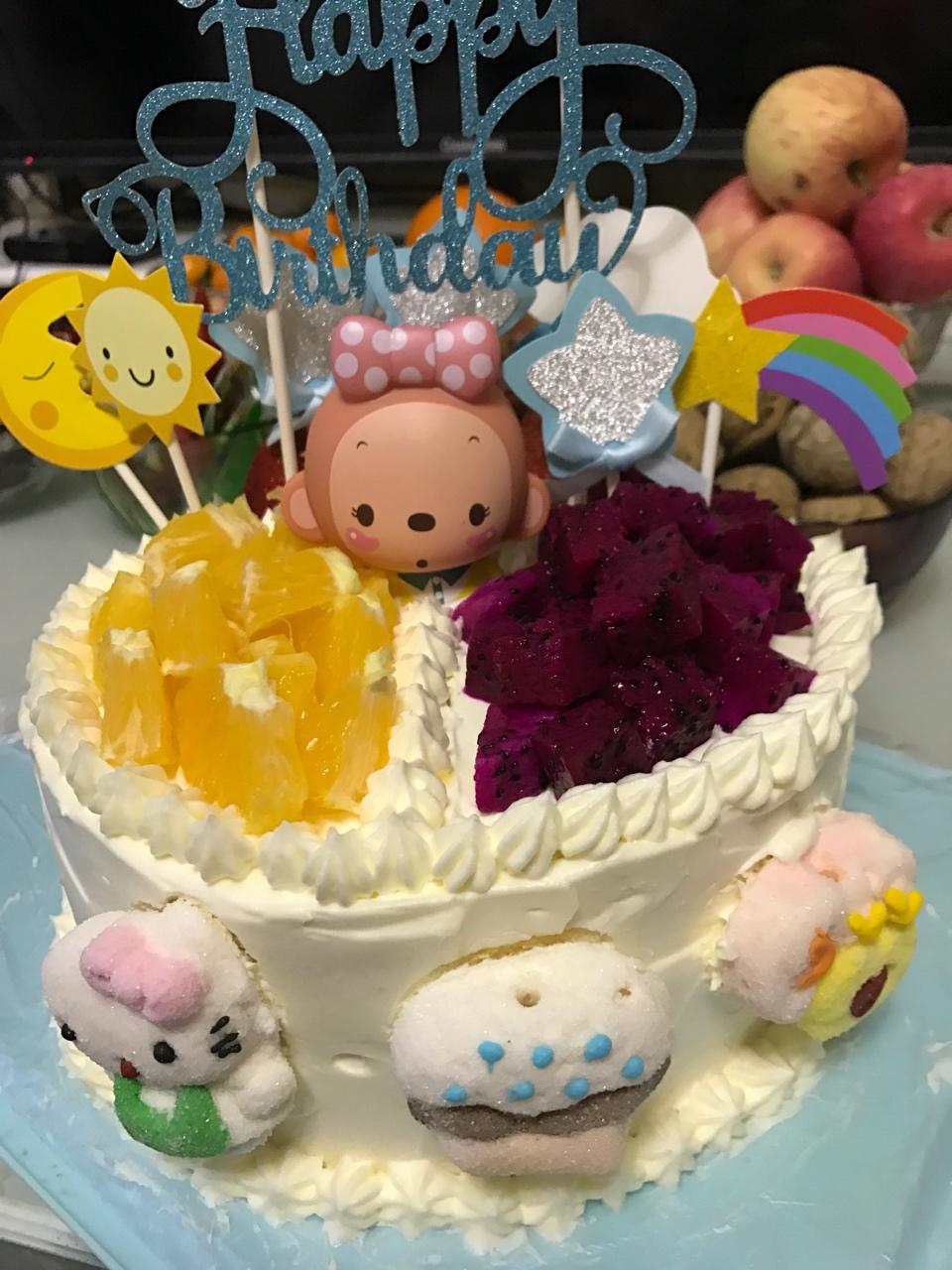 8寸水果生日蛋糕