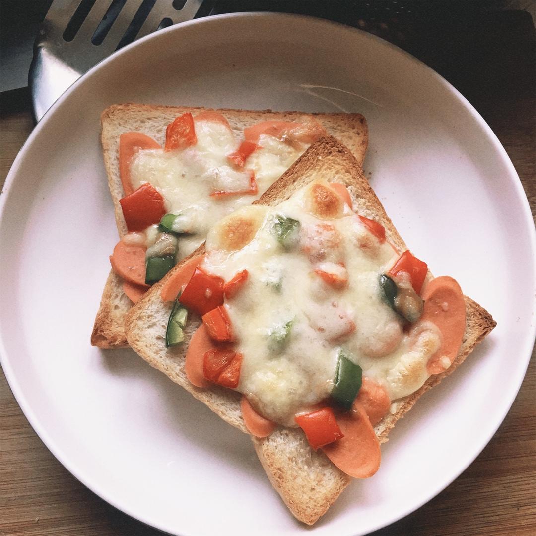 超好吃面包披萨🍕