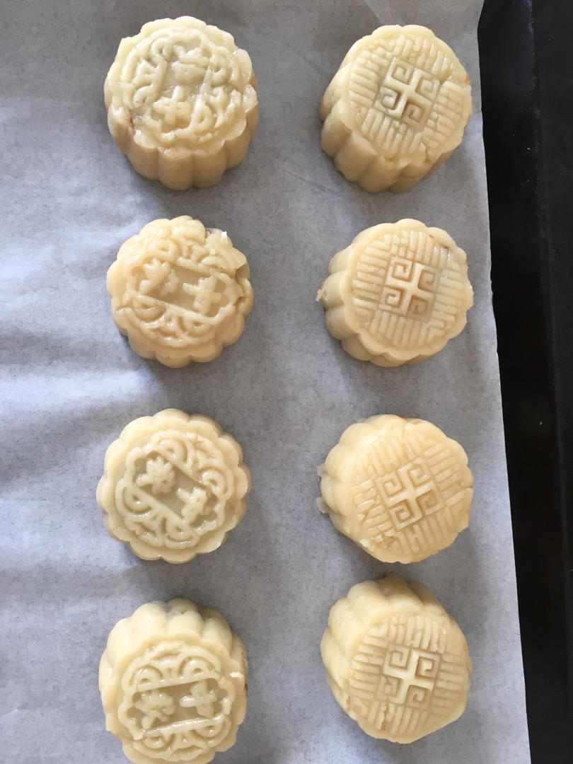 老式月饼（不加转化糖浆的酥皮月饼）