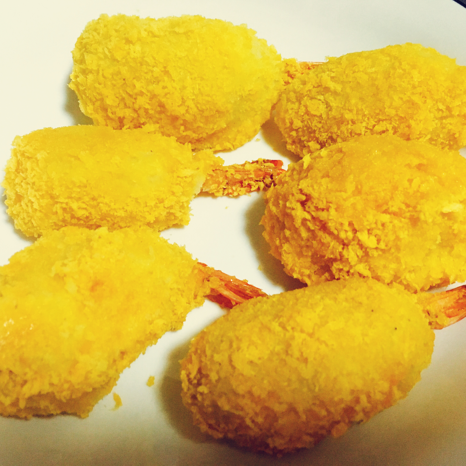 鲜虾可乐饼