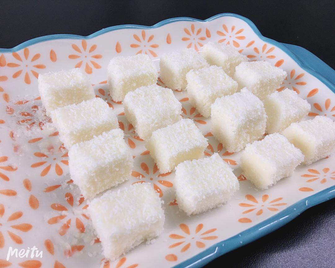 一次成功牛奶炼奶小方砖