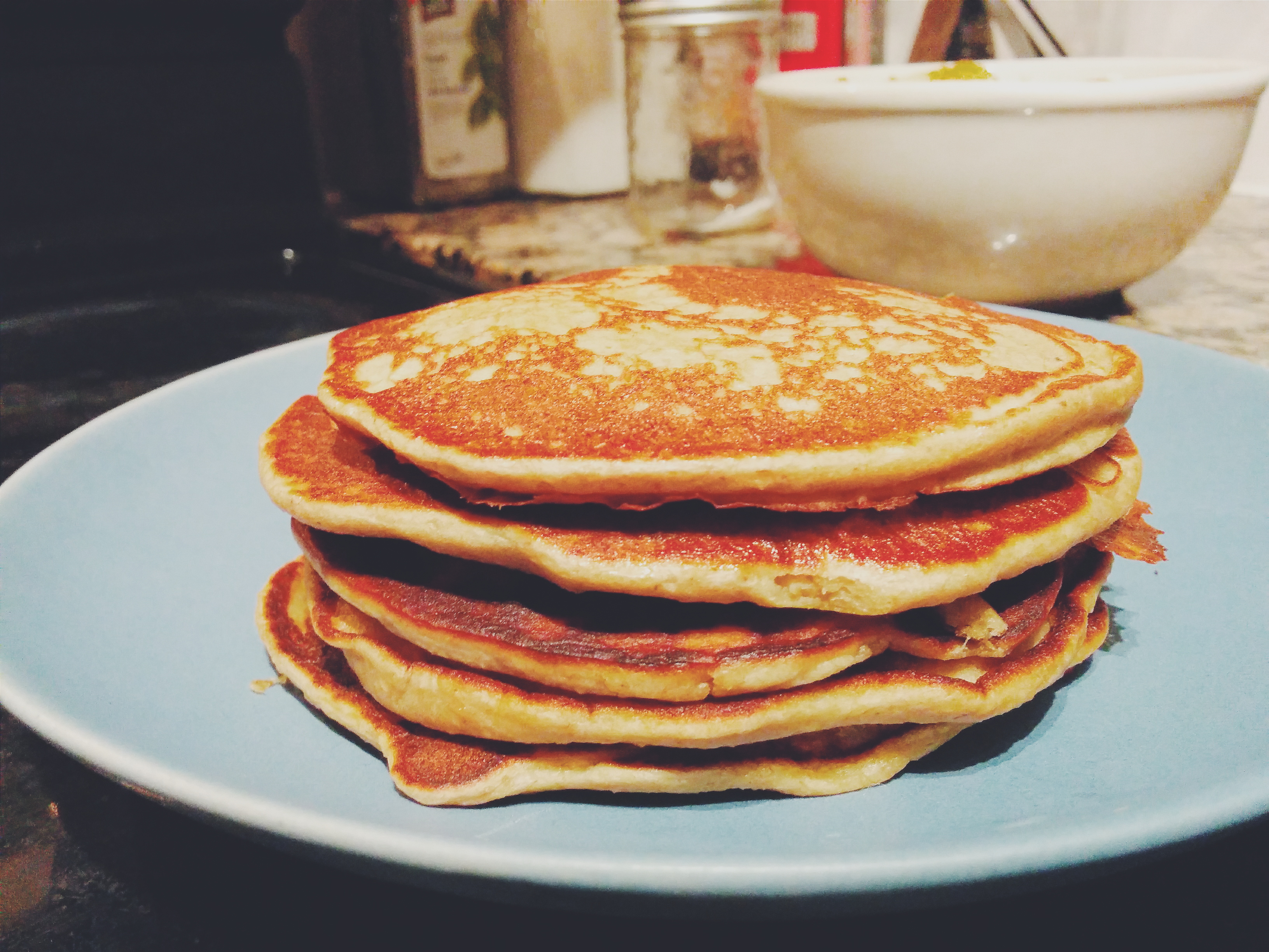 无面粉无油无糖健康Pancake