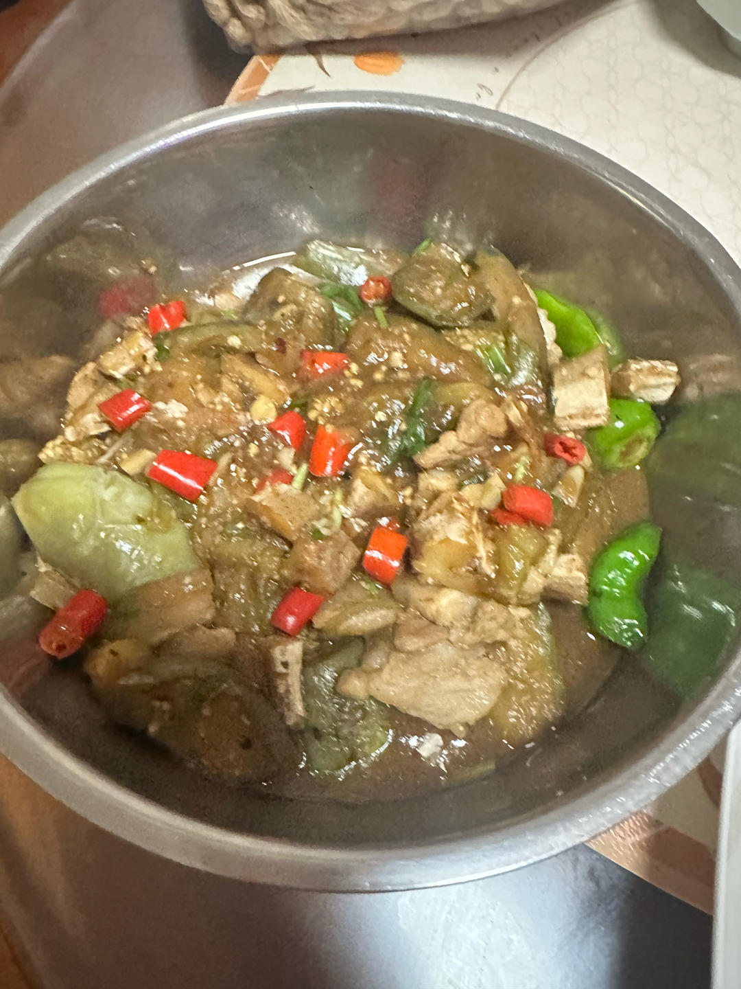 咸鱼茄子煲(广东味道)