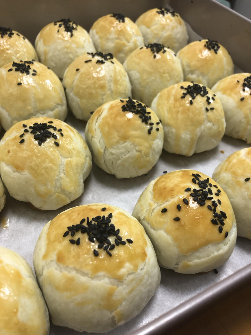 蛋黄酥，只需松弛一次的做法，适合新手