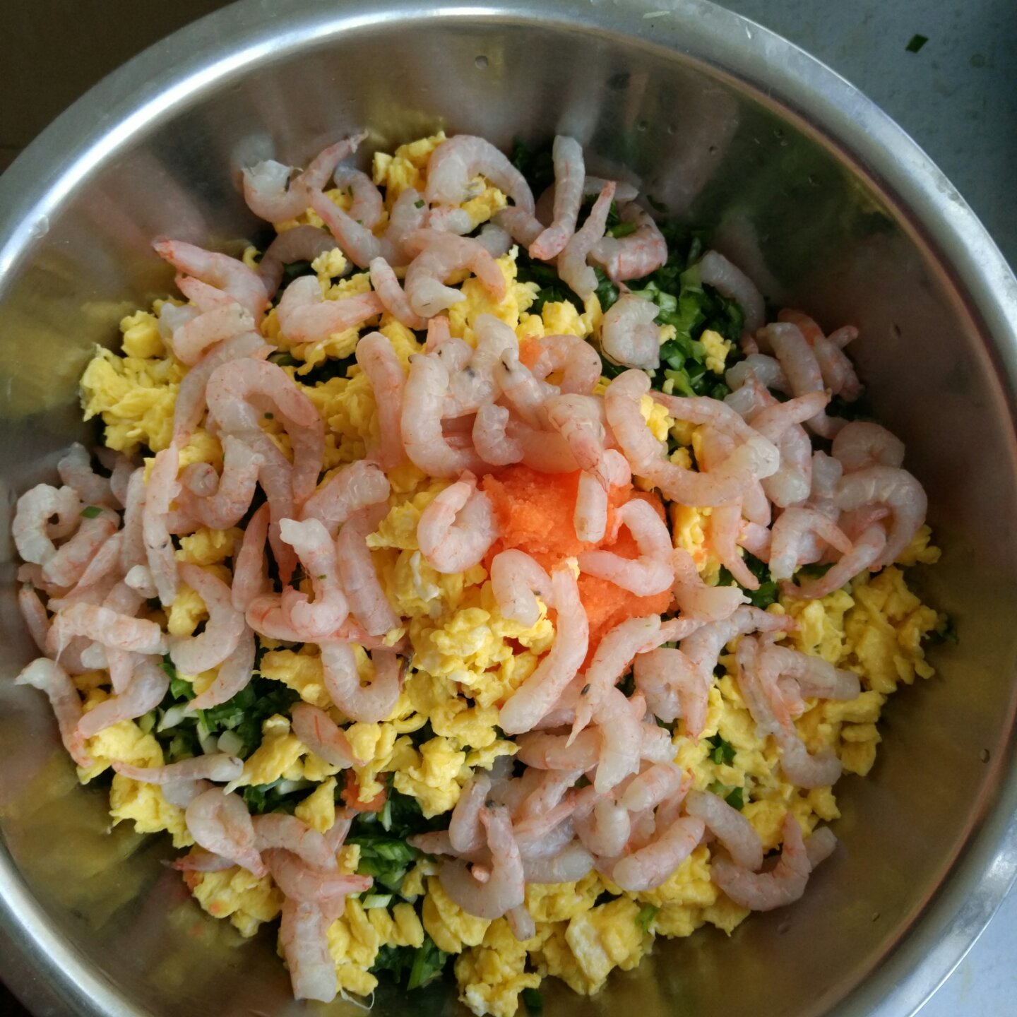 韭菜鸡蛋虾仁三鲜饺子
