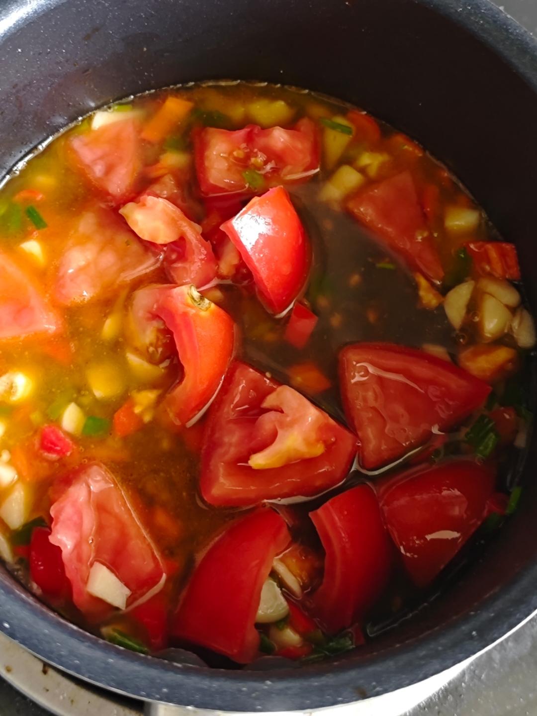 番茄土豆烩饭！剩米饭的终结者