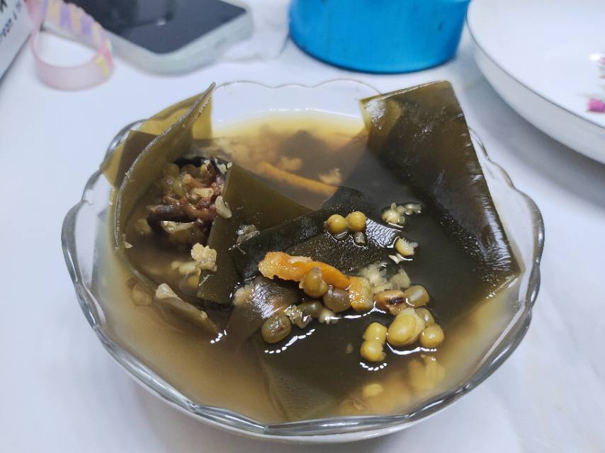 海带陈皮绿豆沙糖水
