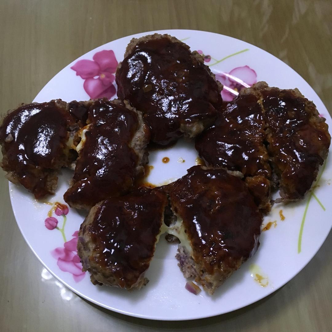流心芝士汉堡肉