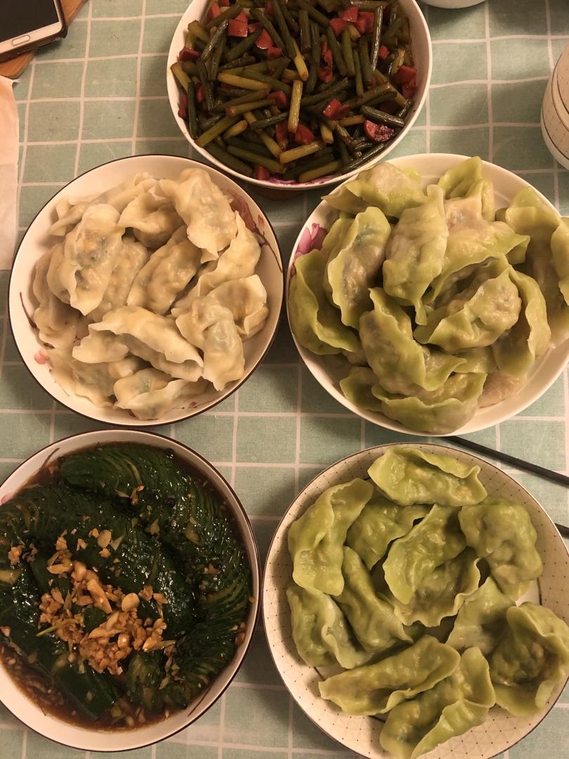 彩色水饺