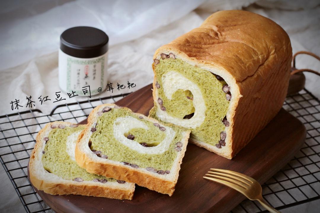 最正宗的日式抹茶红豆吐司