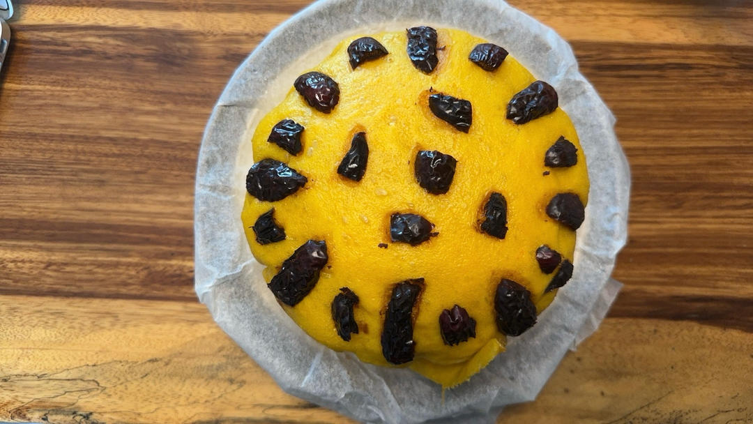 松软不发粘的南瓜发糕