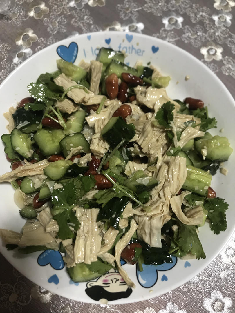 巨好吃的开胃凉拌黄瓜腐竹，零失败