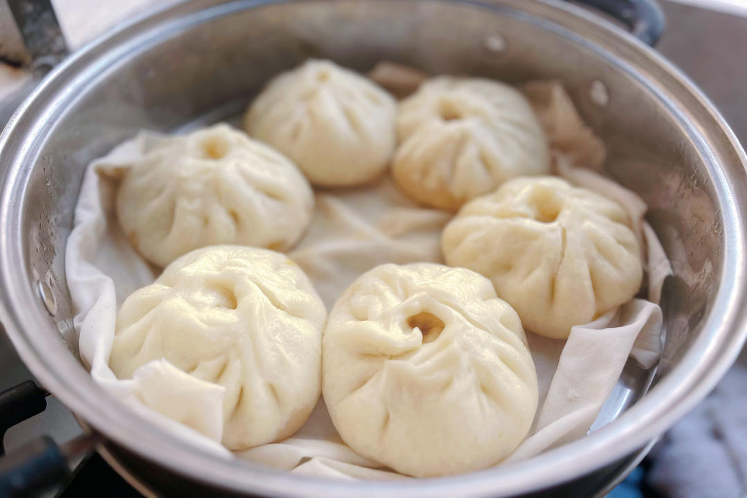 爆汁牛肉包子（附视频，一次性发酵）