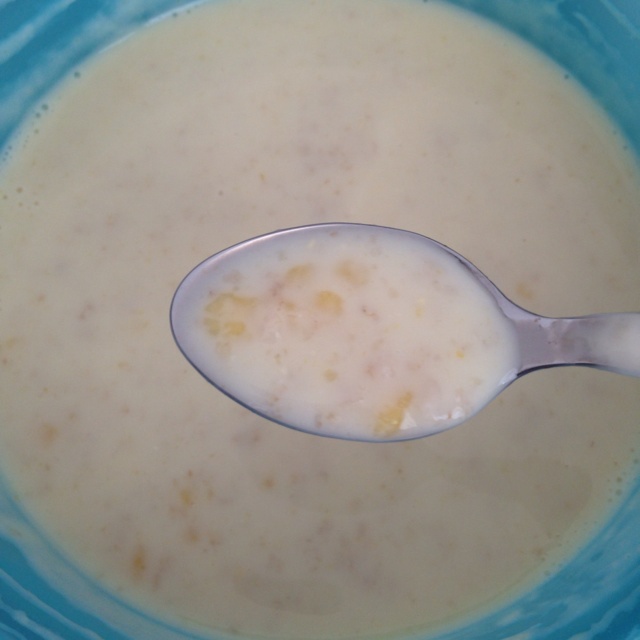 玉米片燕麦奶粥