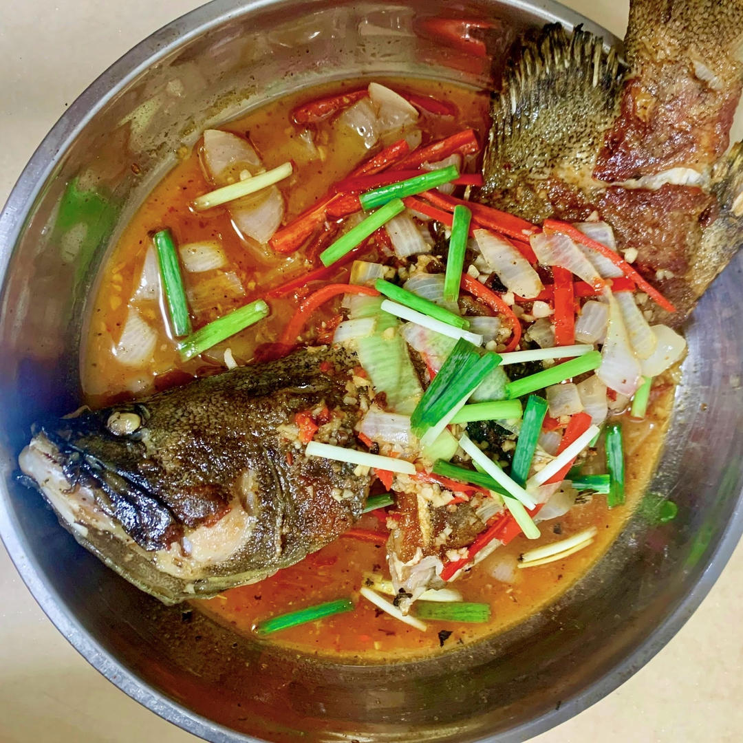 地狱厨房之泰国风味甜辣酱花生碎煎鱼