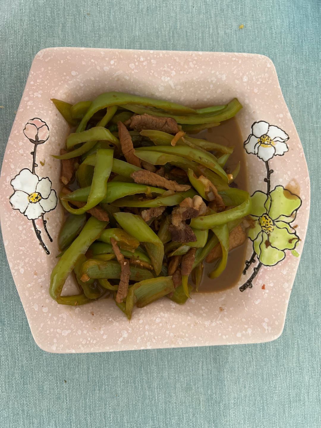 青尖椒炒肉