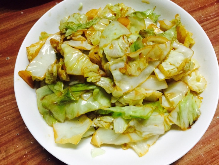 candy小纯做的清炒包菜