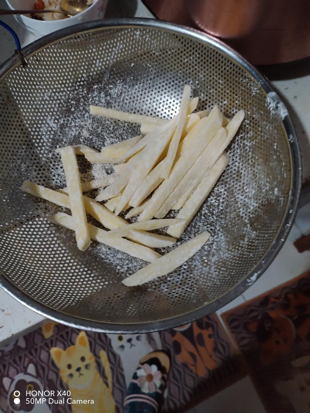 自制薯条（不用煮/不用冷冻）