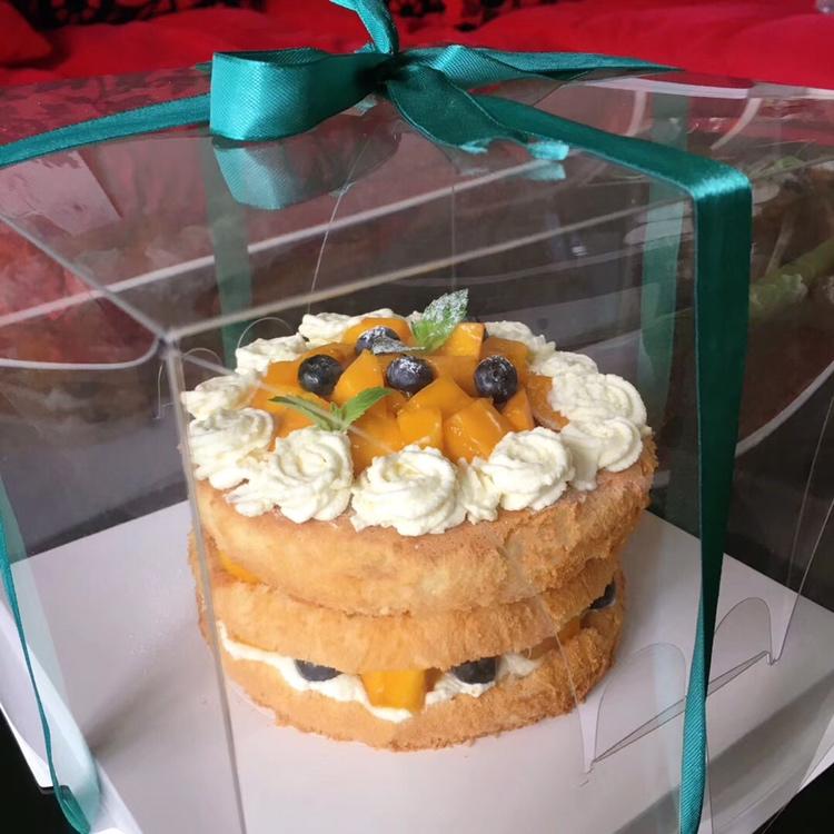 6寸2蛋完美戚风蛋糕