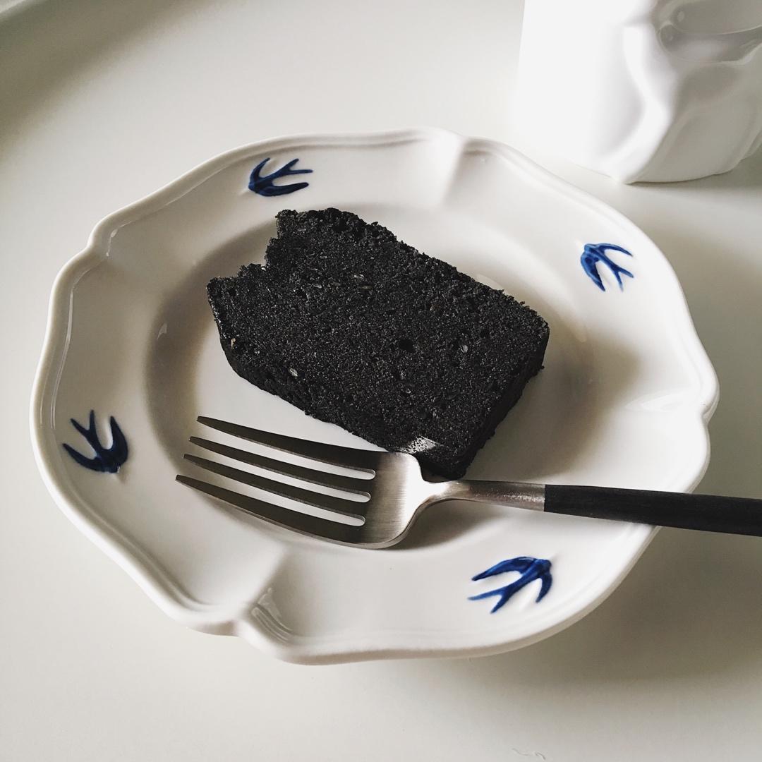 黑芝麻胖胖糕（磅蛋糕）