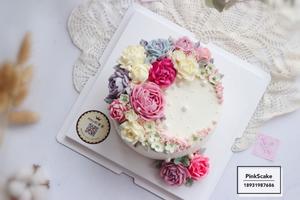 豆沙霜裱花蛋糕的做法 步骤4