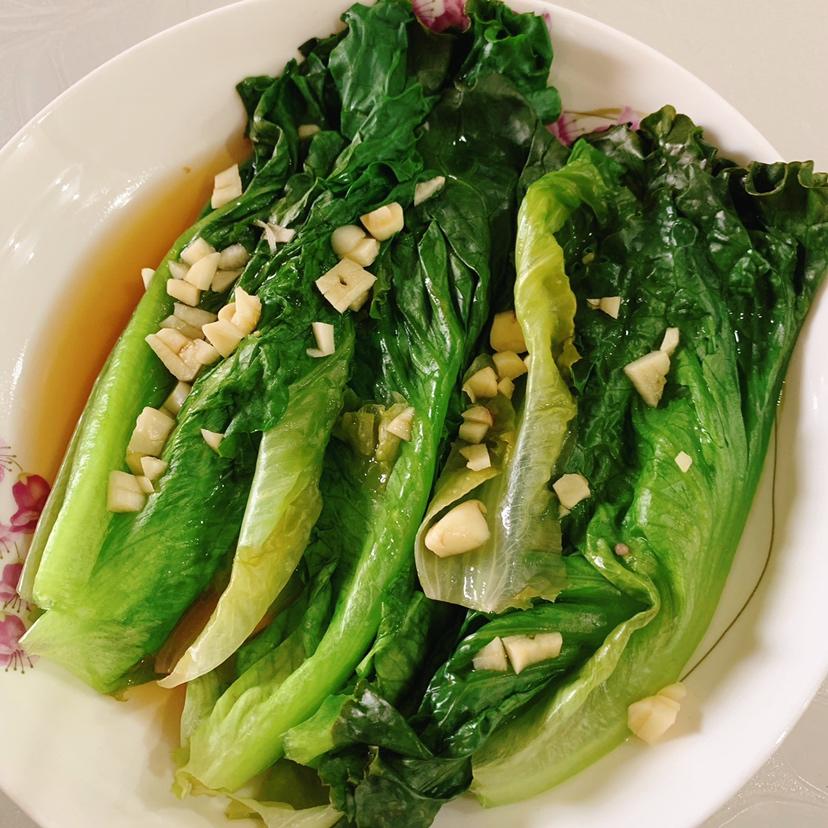 蚝油生菜（瘦身苦逼极致简约版）