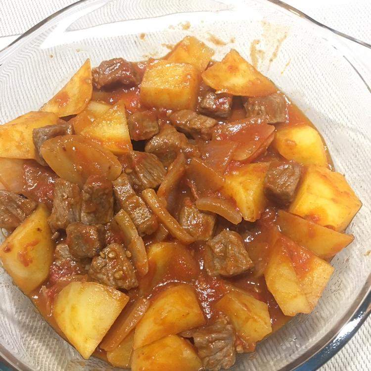 番茄土豆炖牛里脊