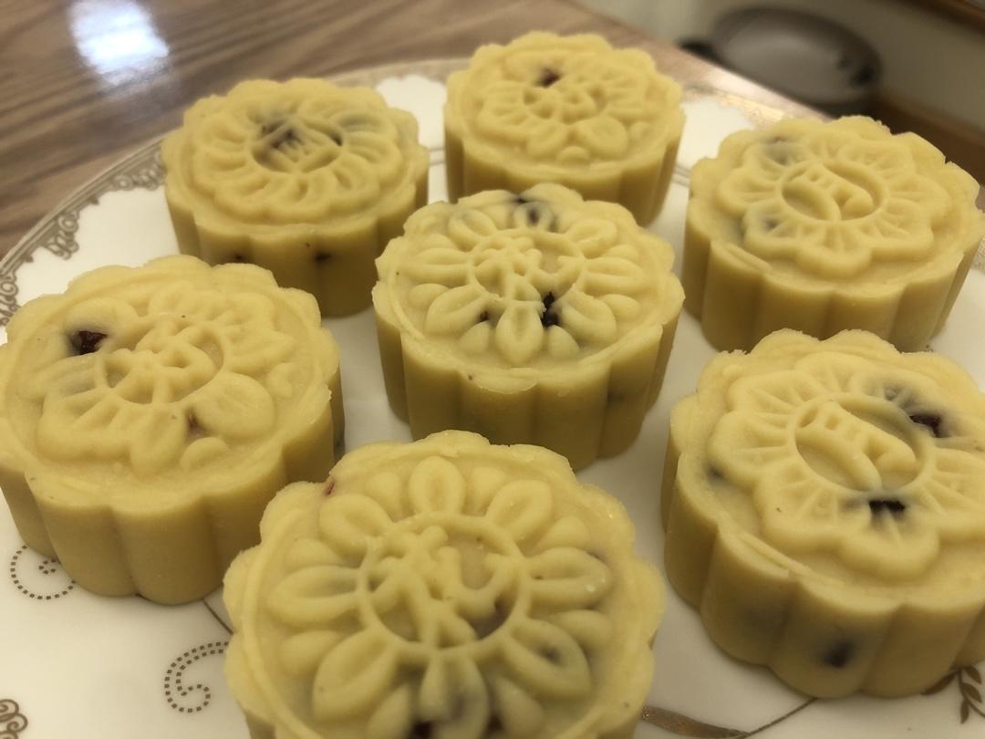 蔓越莓绿豆糕