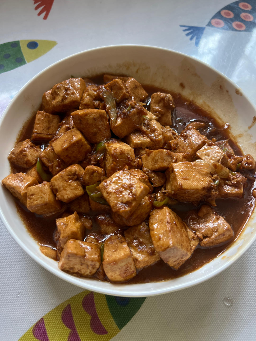 家常葱烧豆腐