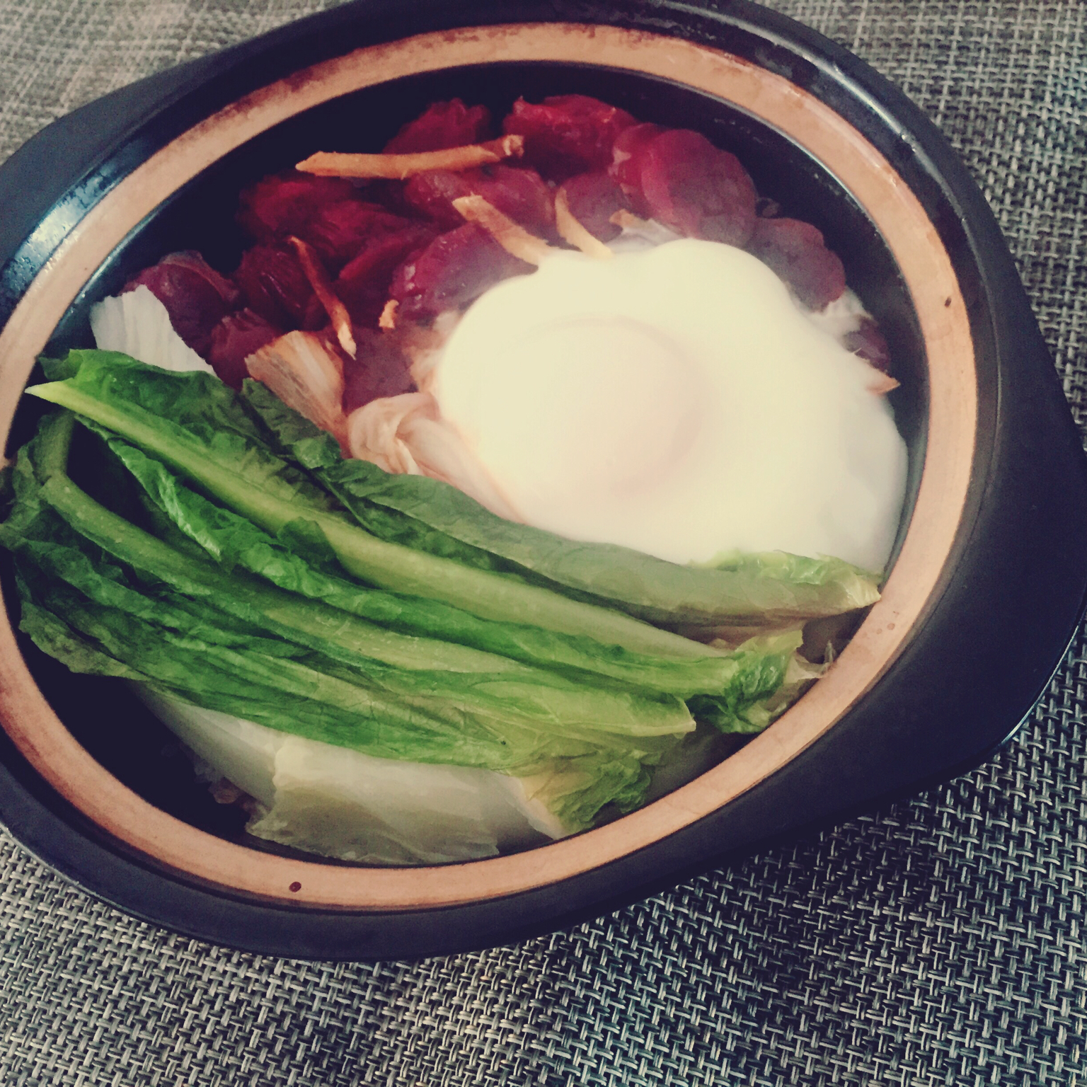 香肠煲仔饭