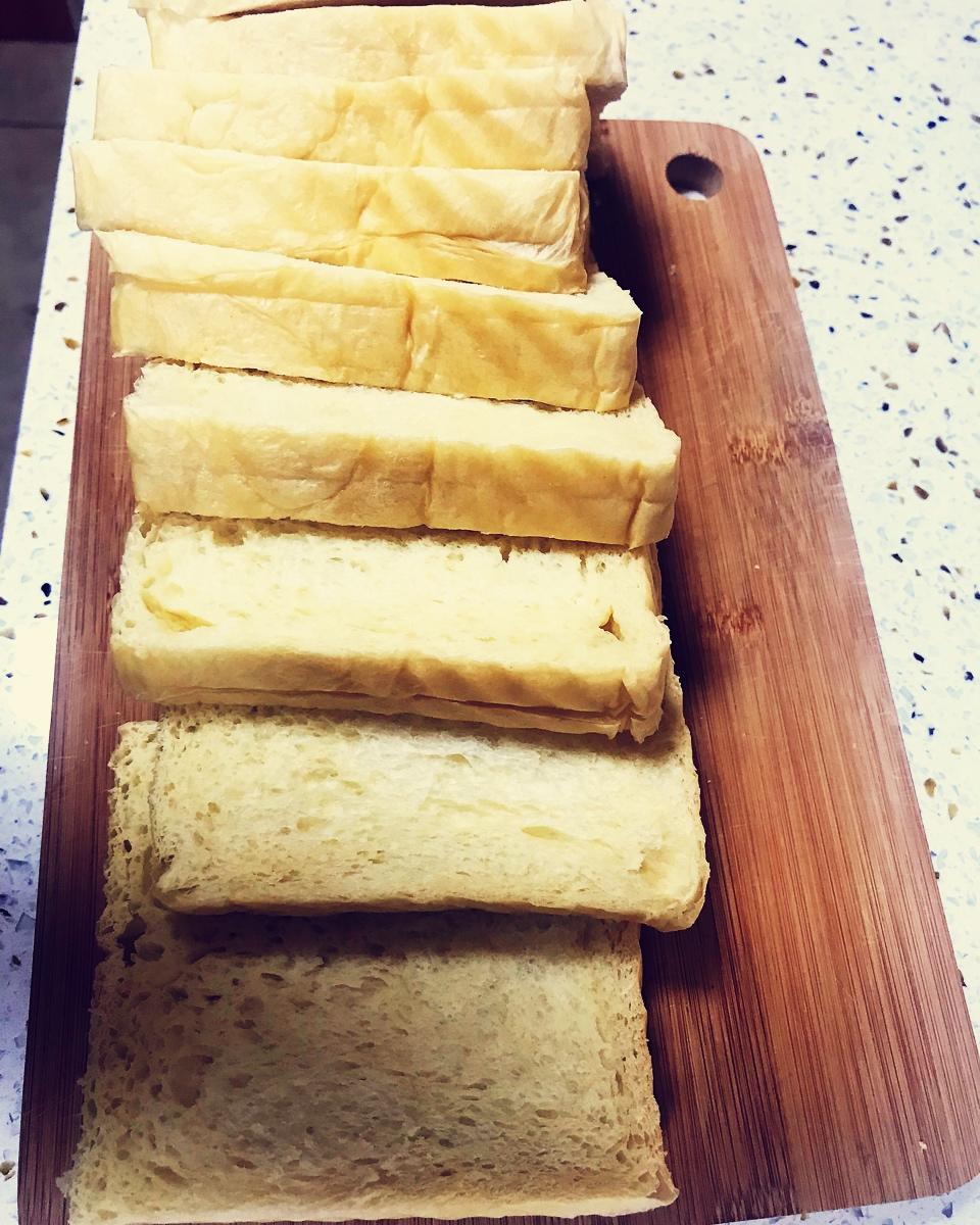 夺命软吐司(๑´ڡ`๑)超软拉丝极速方便的一次发酵吐司