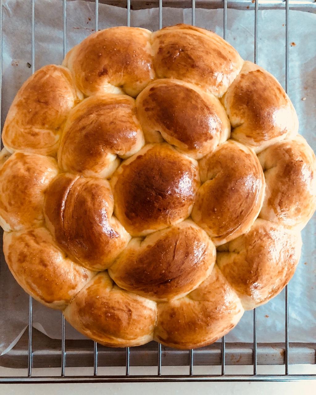 培根芝士花朵面包