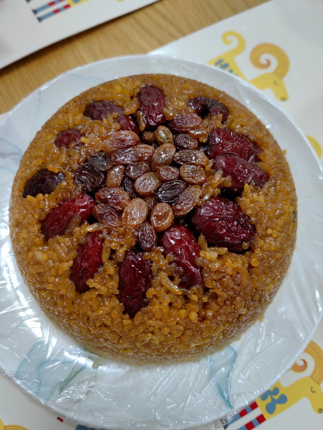 红糖糯米饭（不放猪油的八宝饭）