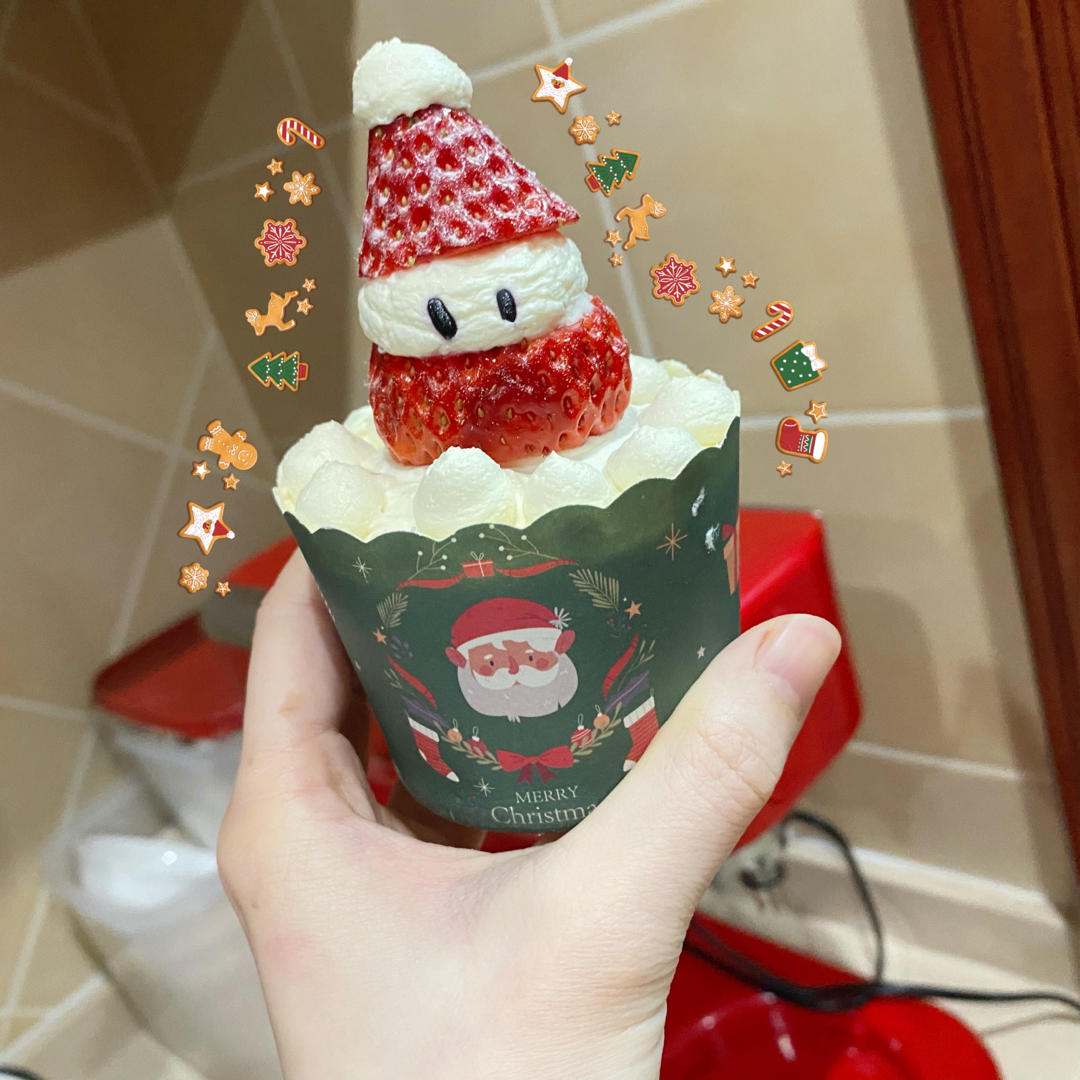 🎄圣诞款｜纸杯蛋糕｜超高颜值｜超可爱｜圣诞帽｜圣诞树｜麋鹿｜圣诞老人