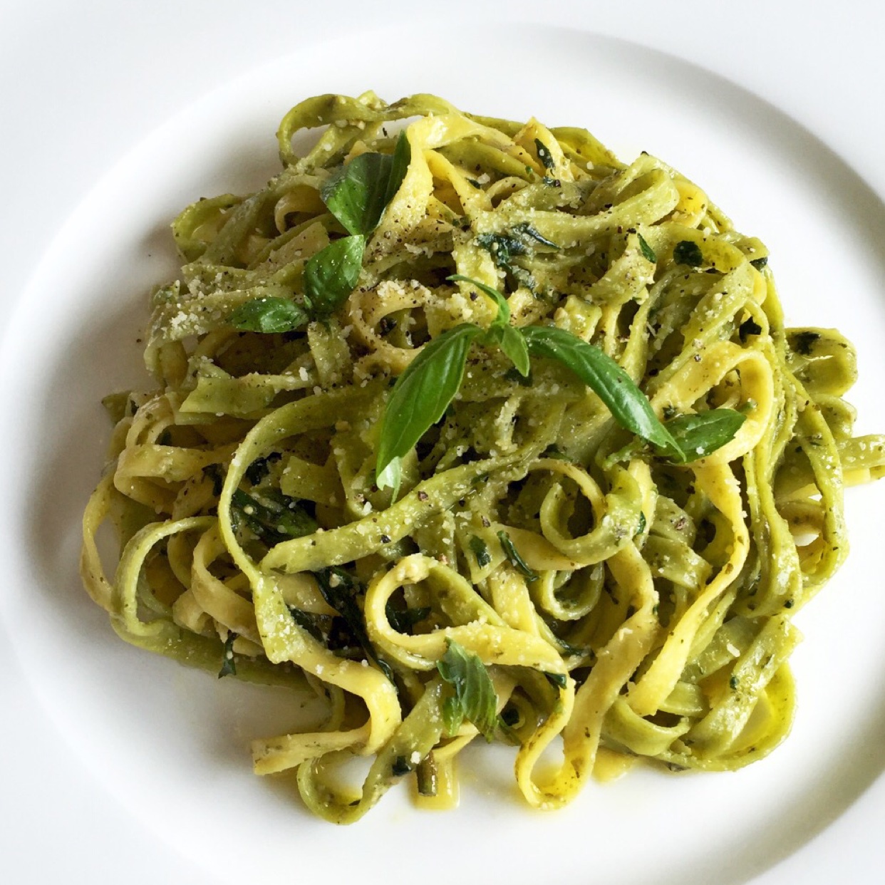 青酱意面 Pasta with Pesto