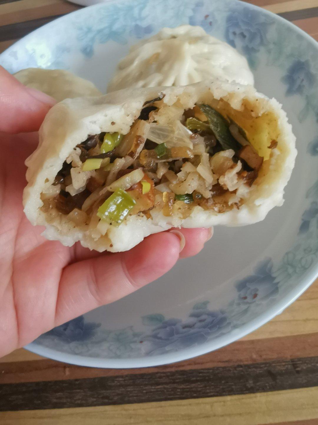自制老面地软包子