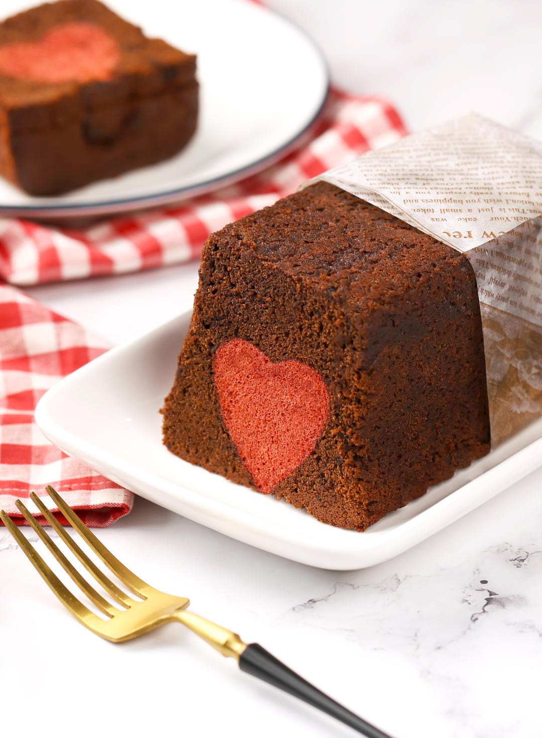 超有爱的巧克力爱心磅蛋糕的做法