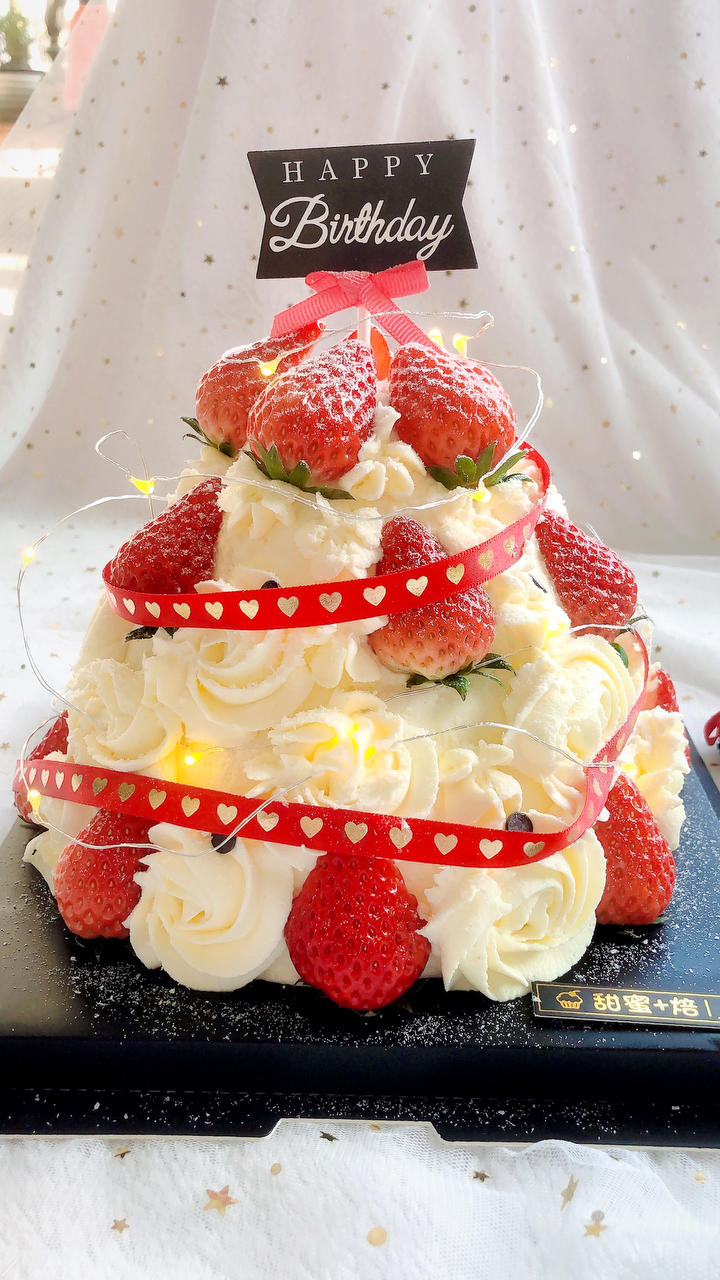 圣诞草莓塔蛋糕🍓