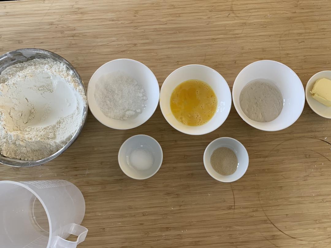 纯奶手撕吐司的做法 步骤1