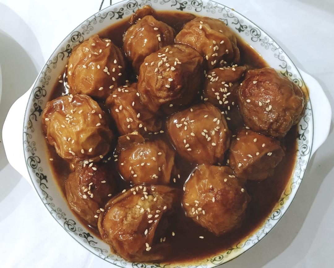 【上海本帮菜】油面筋塞肉（汤汁超下饭）