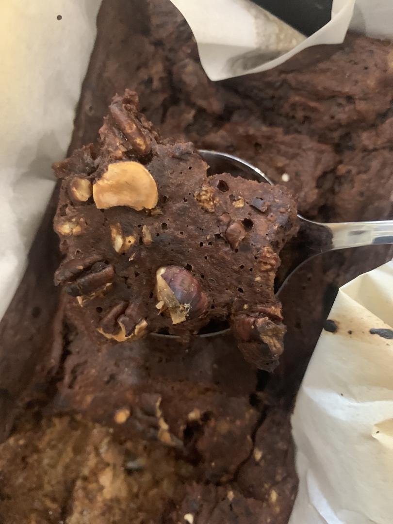 【无油无糖减脂超好吃】布朗尼蛋糕 Fudgy Brownie