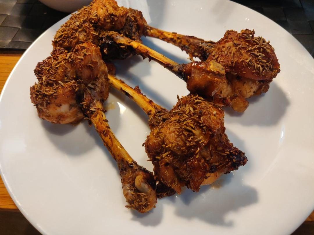 孜然琵琶鸡腿