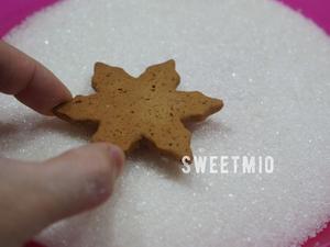 【圣诞姜饼】超简单の雪花糖霜饼干的做法 步骤7