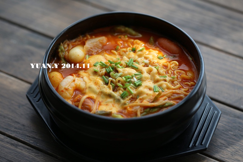 韩式芝士部队锅