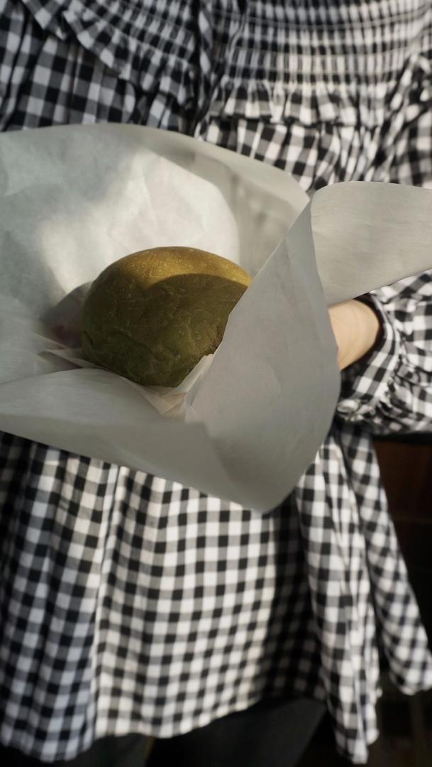 抹茶冰心小面包