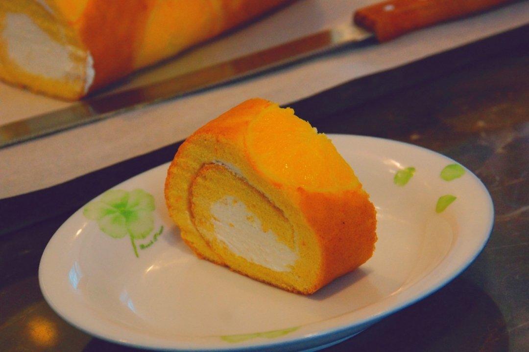 橙香蛋糕卷