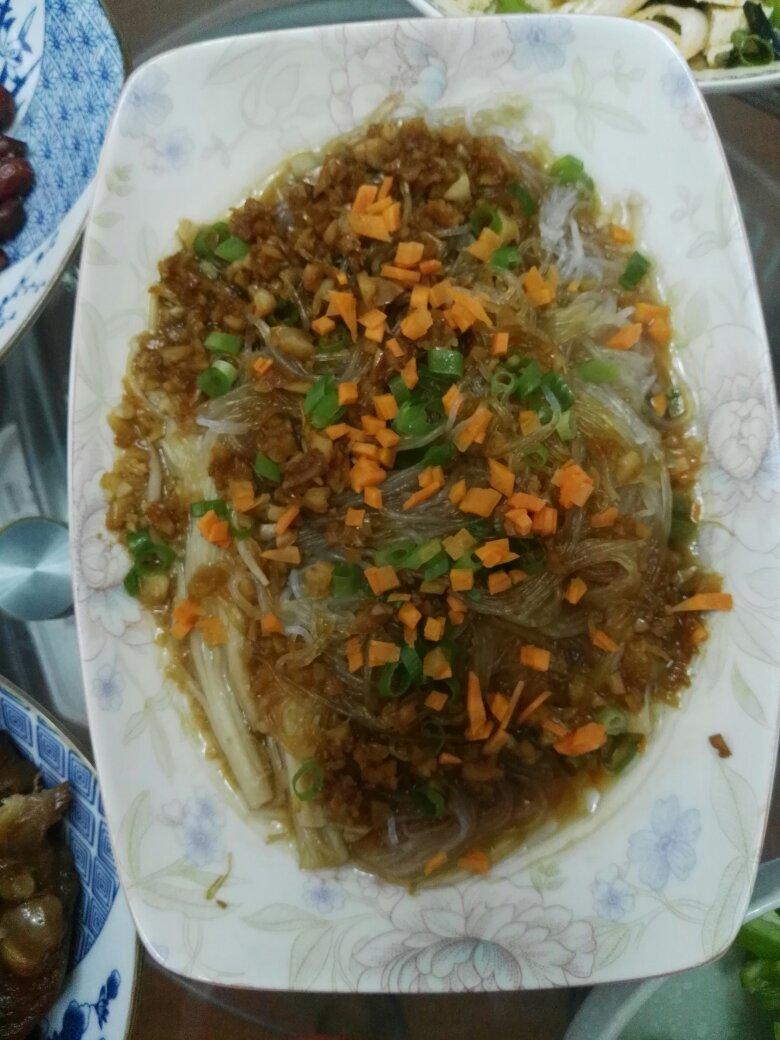 蒜蓉蒸金针菇粉丝（小心上瘾）