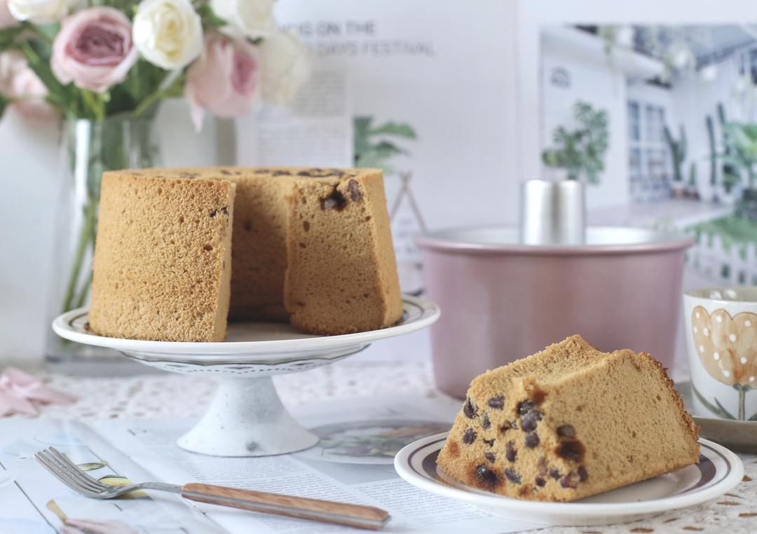 蜜豆戚风的做法