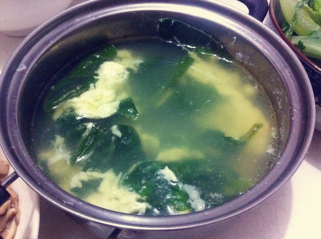 木耳菜鸡蛋汤