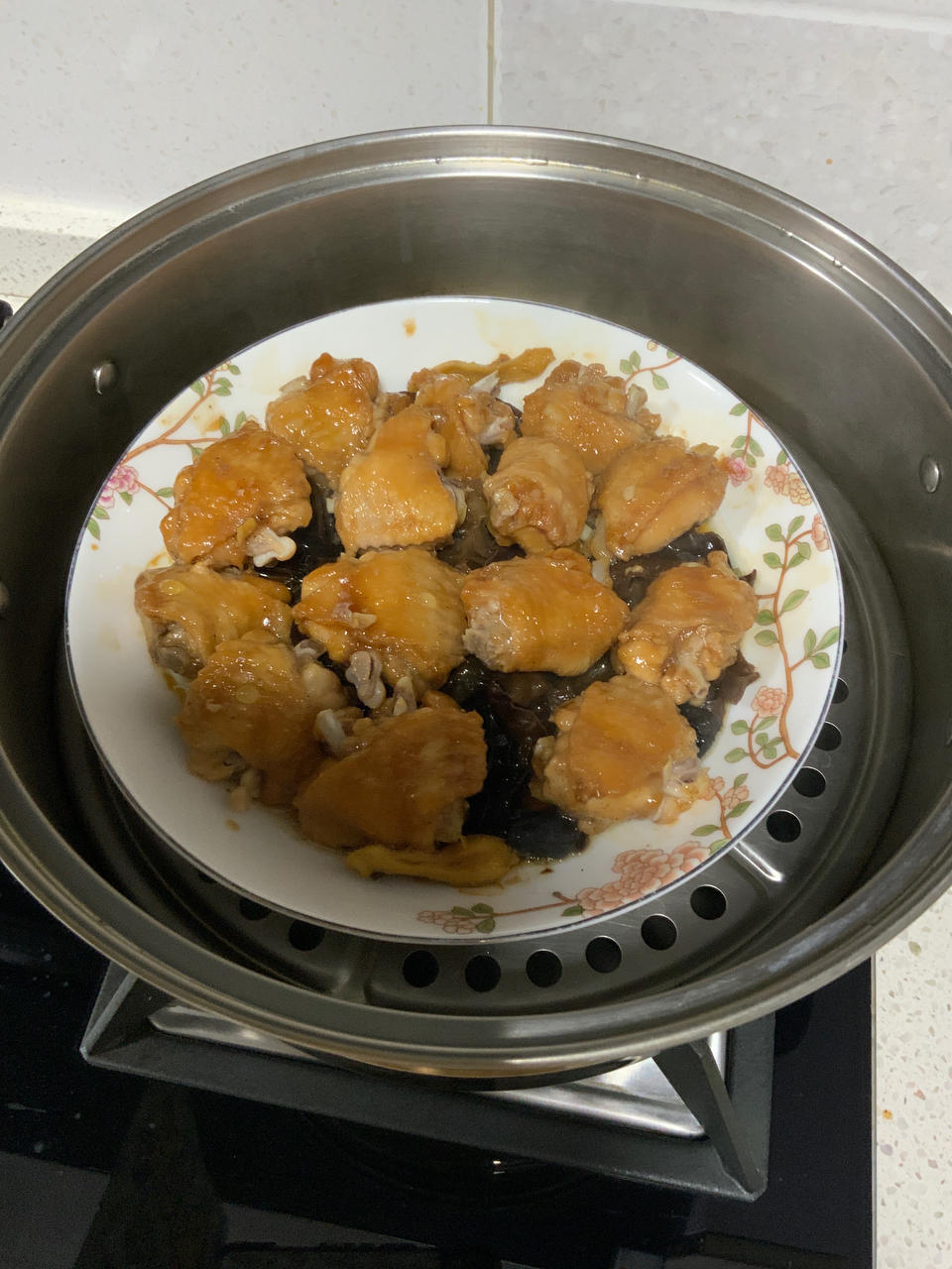 香菇蒸鸡翅